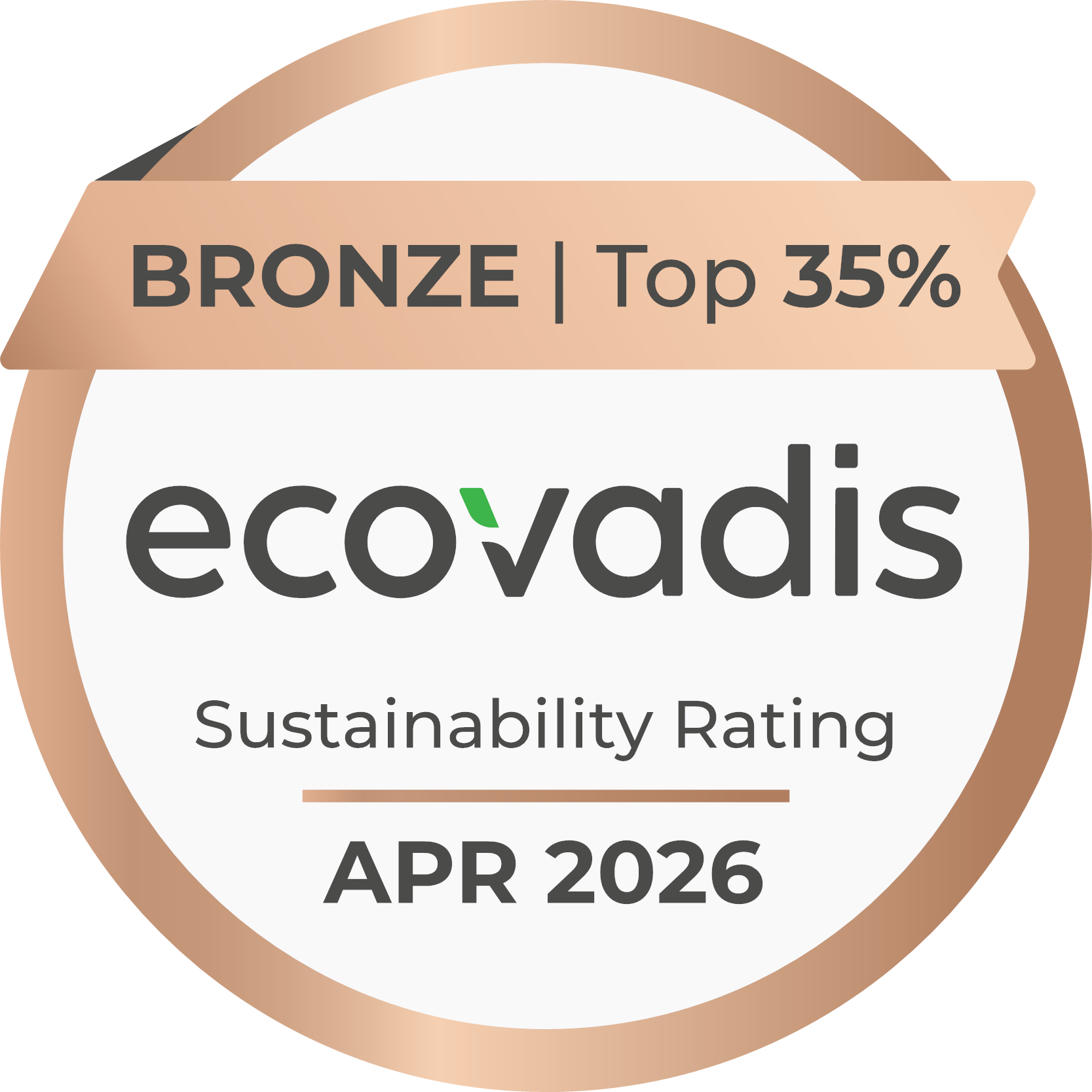 Dwellworks Global Mobility - ESG Industry Leader - EcoVadis Bronze Award 2025