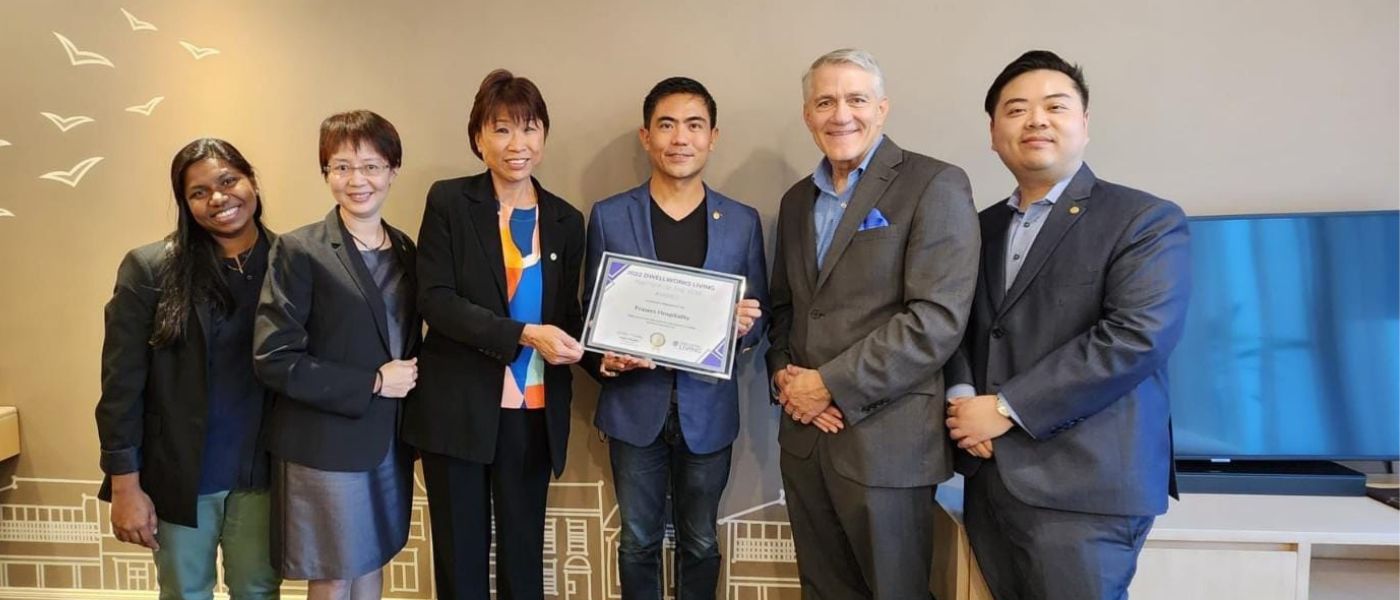 Dwellworks Living Corporate Housing - Corporate Housing Partner of the Year 2022 - Frasers Hospitality