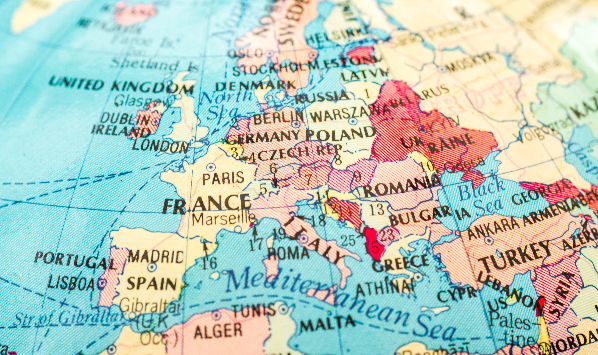 Dwellworks Destination Services - Europe Market Updates Q4 2024 - Europe Map