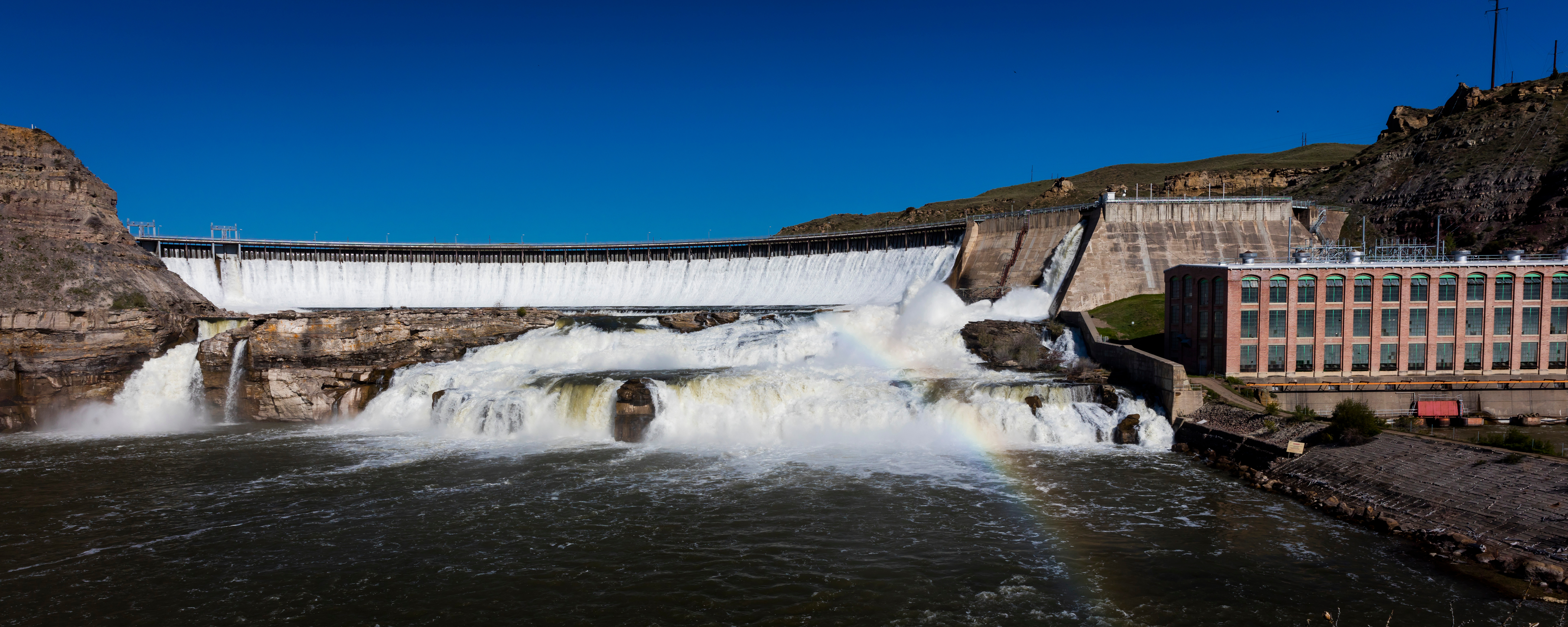 Dwellworks - Mobility - The Great Falls of the Missouri River in Great Falls, Montana and hydroelectric plant and Ryan Dam