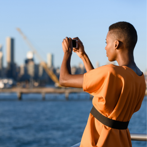 Woman On Phone
